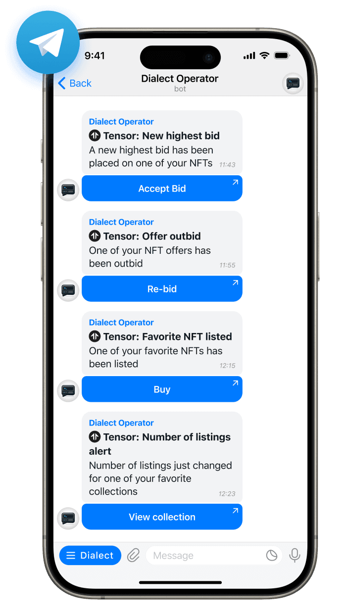 Telegram use-case